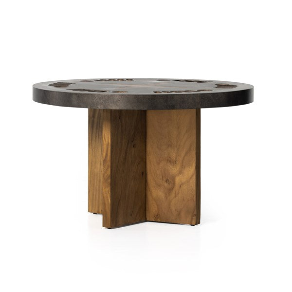 Four Hands, Poker Table - Natural Brown Guanacaste