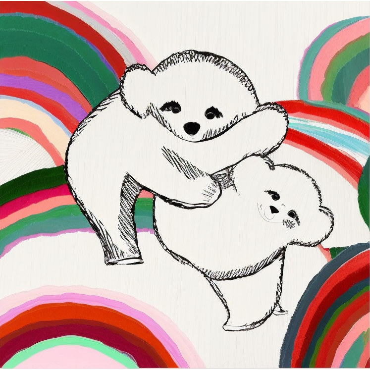 FASart, Polar Bear Hugs - Limited Edition Print