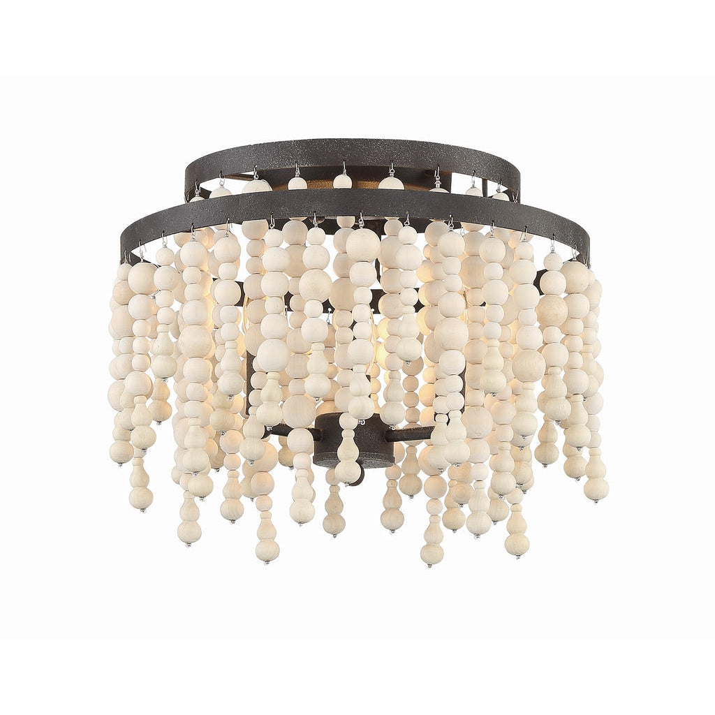 Crystorama Lighting Company, Poppy 3 Light Ceiling Mount