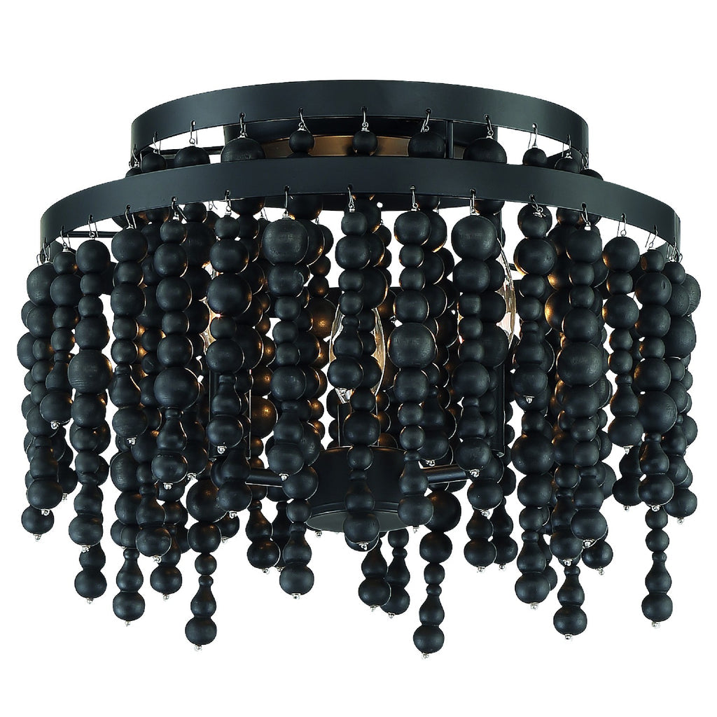 Crystorama Lighting Company, Poppy 3 Light Ceiling Mount