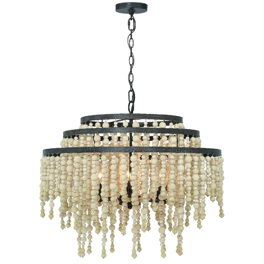 Crystorama Lighting Company, Poppy 6 Light Chandelier