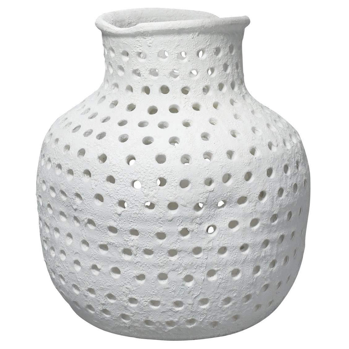 Jamie Young, Porous Vase in Matte White