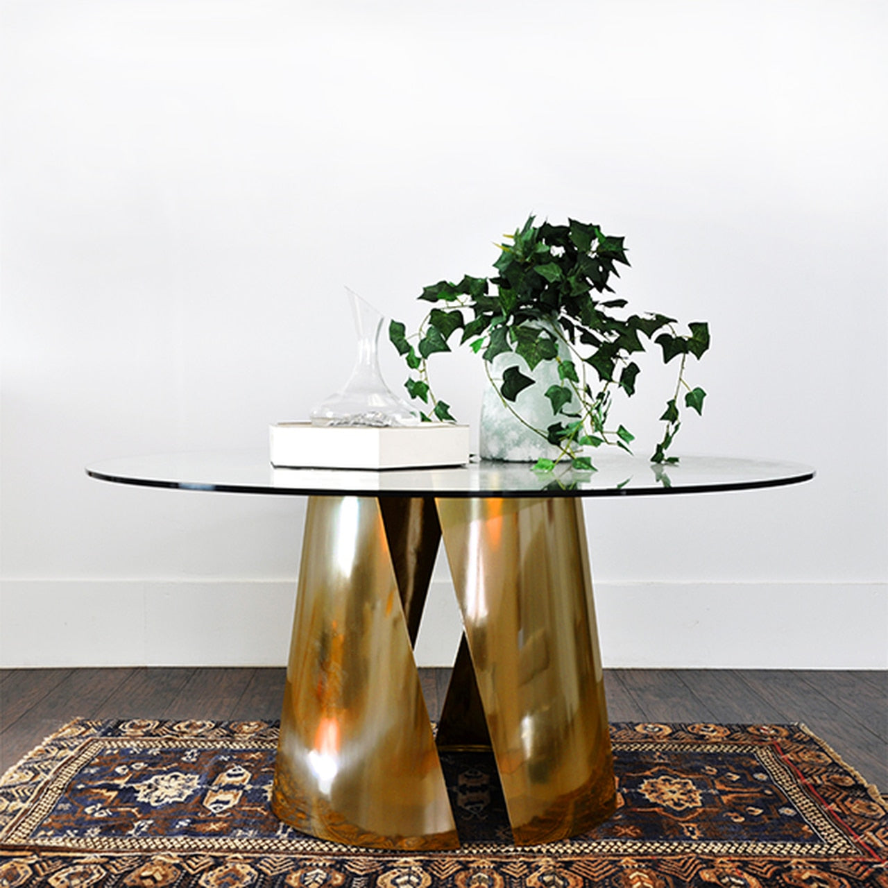 Worlds Away, Portia Set of Two Dining Table