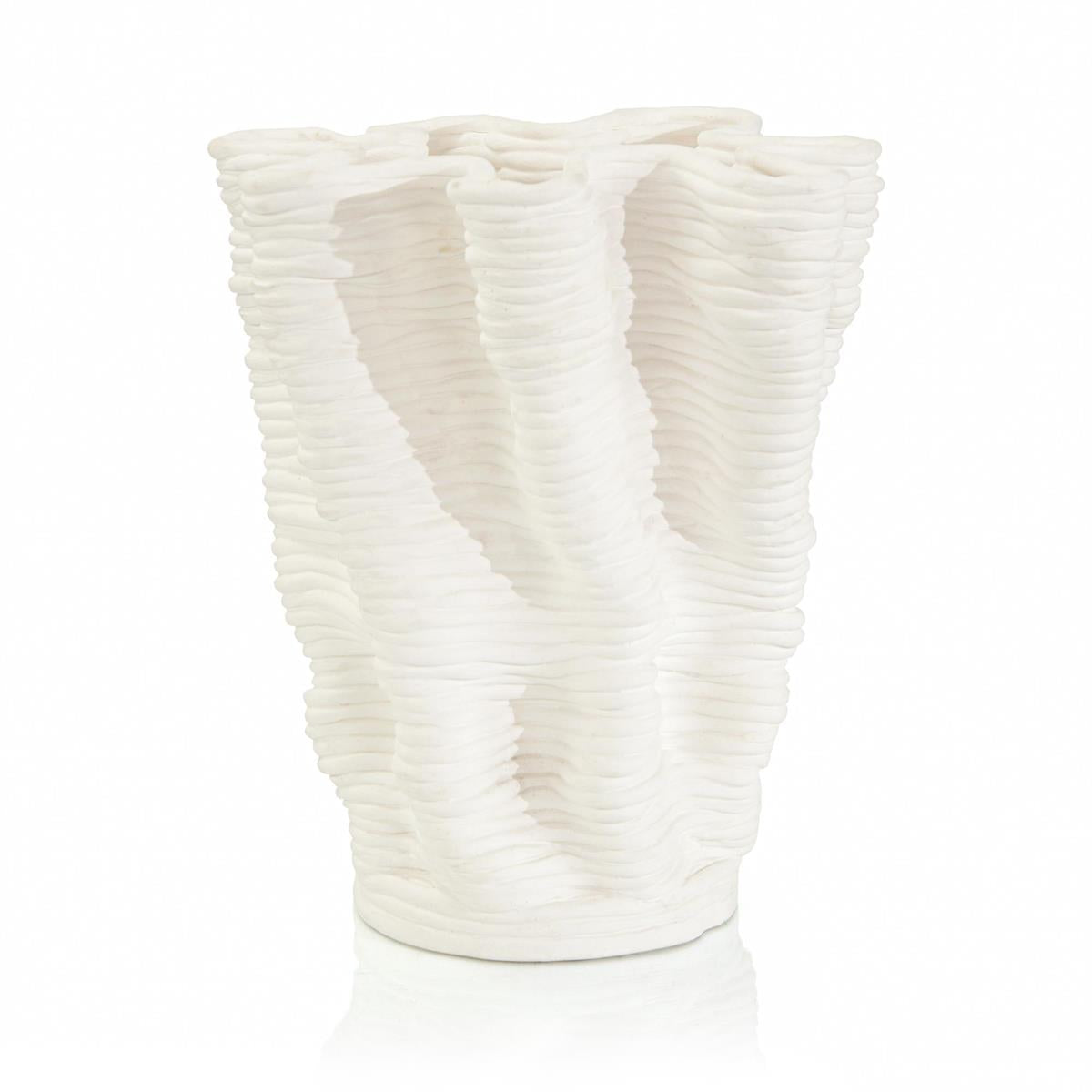 John Richard, Powder White Porcelain Vase