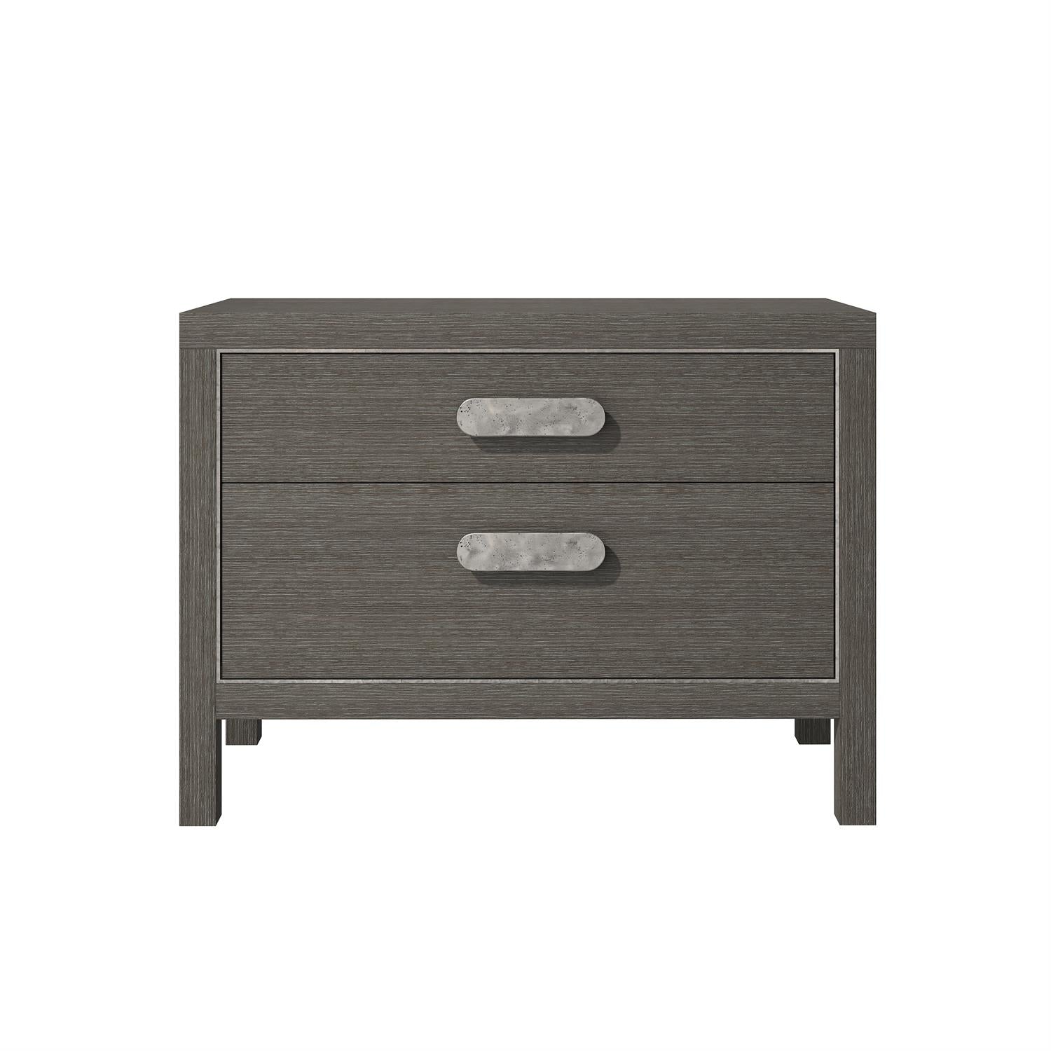 Bernhardt, Prado 2 Drawer Nightstand - Porcini Finish