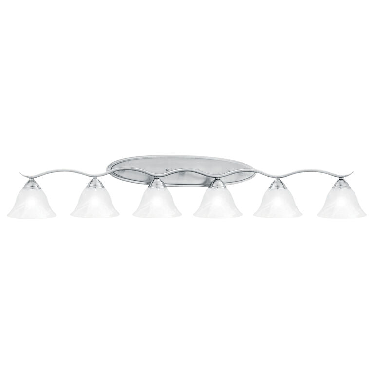 Elk Home, Prestige 54.5'' Wide 6 - Light Vanity Light