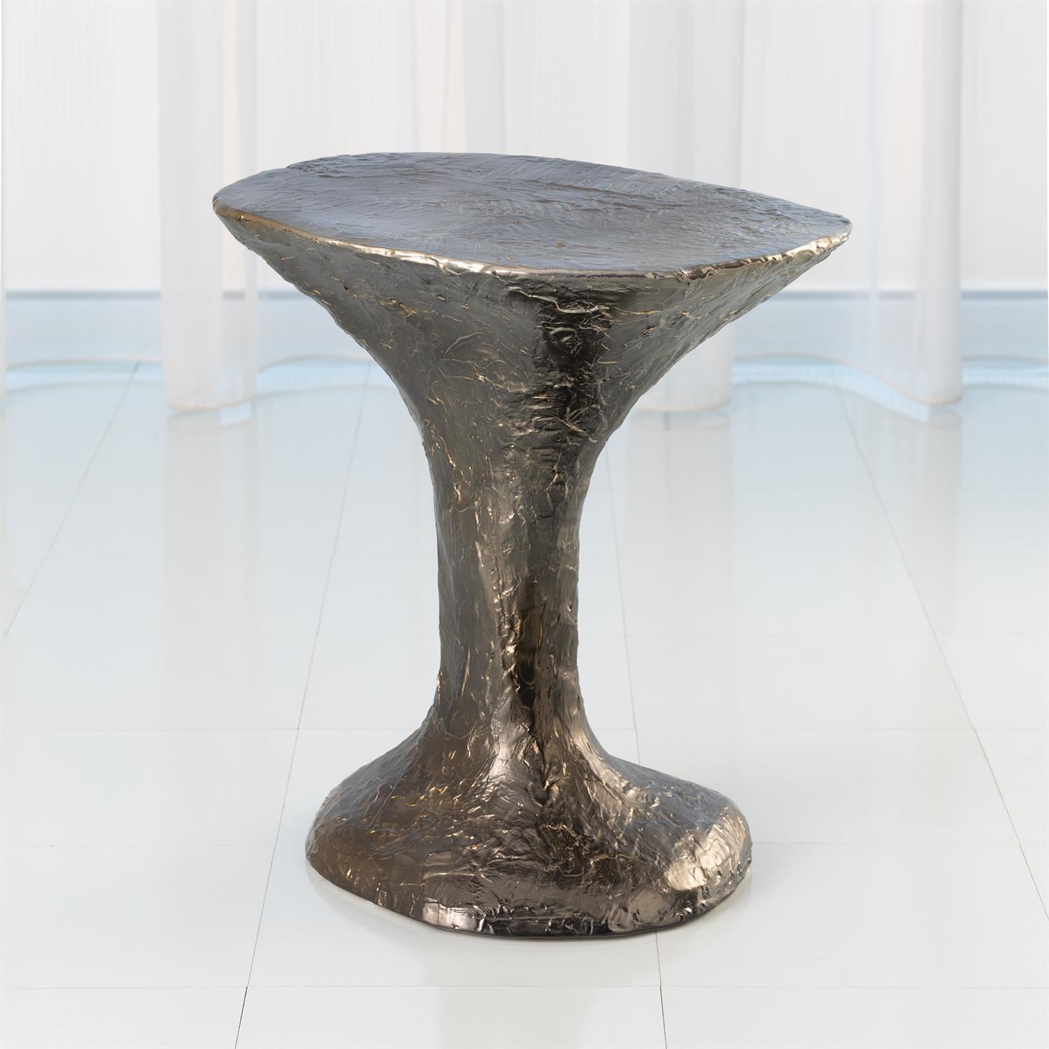 Global Views, Primitive Accent Table - Reactive Bronze