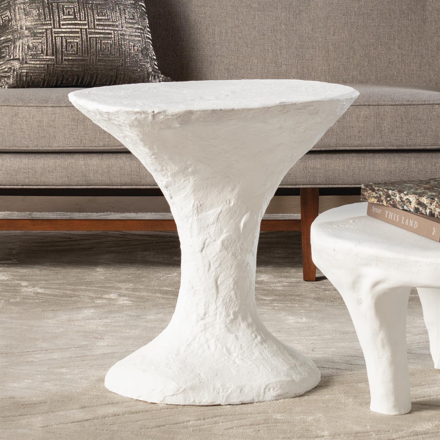 Global Views, Primitive Accent Table - Soft White