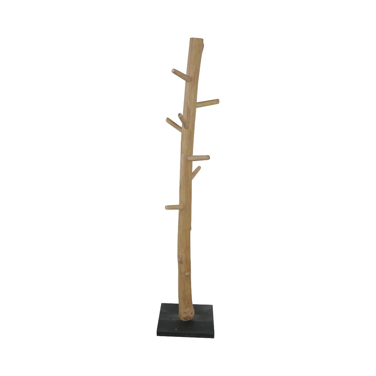 France & Son, Reclaimed Teak Wood Standing Coat Tree