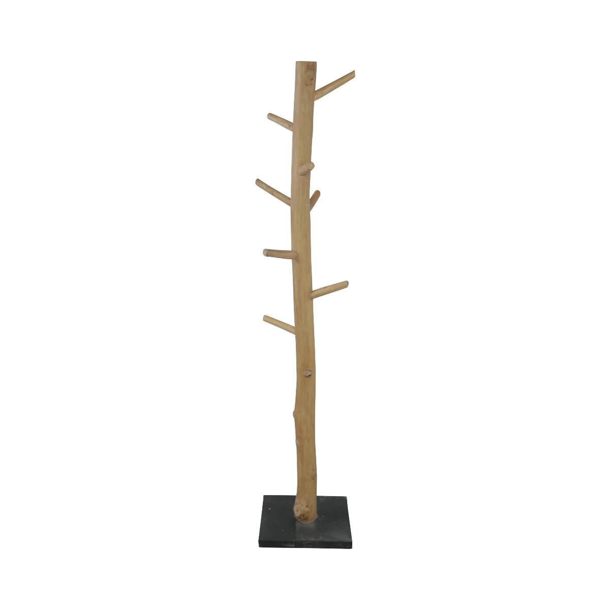 France & Son, Reclaimed Teak Wood Standing Coat Tree