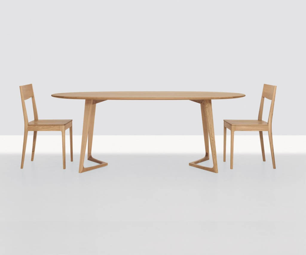 Zeitraum, Twist Oval Dining Table