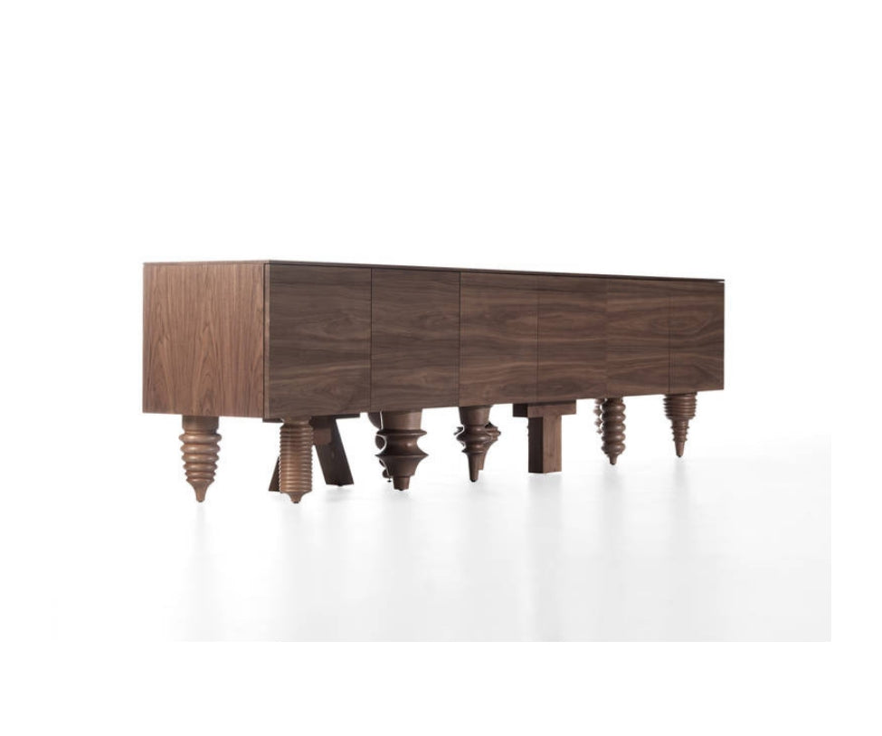 BD Barcelona, Walnut Multileg Cabinet