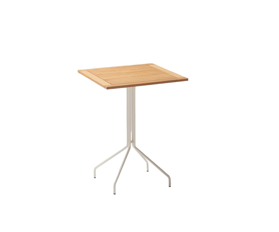 Point 1920, Weave Square Teak High Table