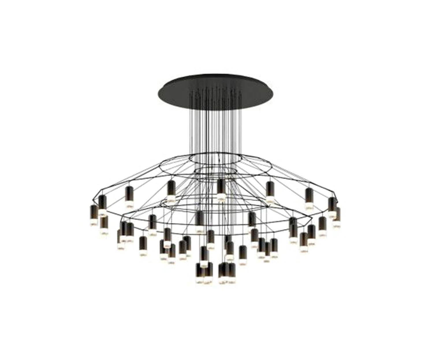 Vibia, Wireflow Chandelier 0376