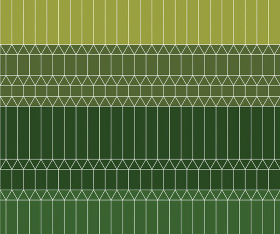 Moooi, Zigzag Green Rug