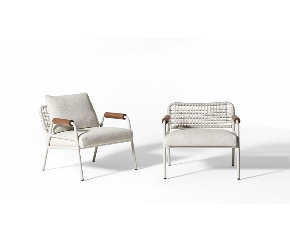 Meridiani, Zoe Outdoor Wood Armchair